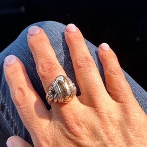 James Avery Large Two Tone Ring